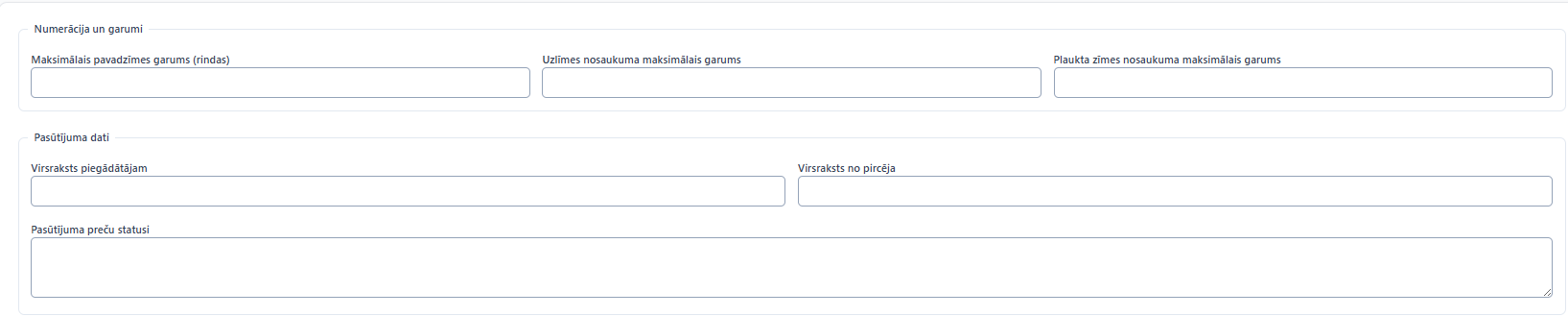 Dokumenti un numerācija